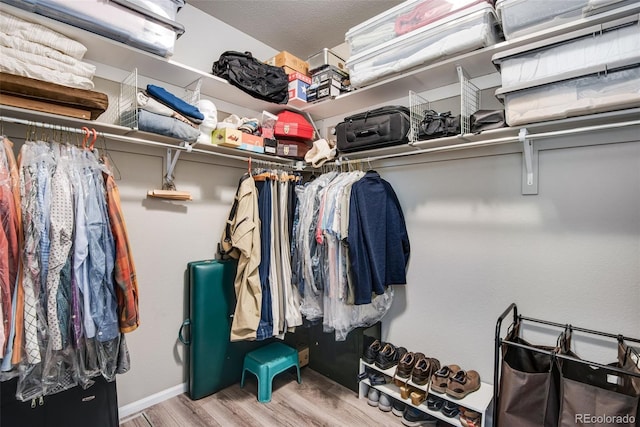 3022 Merlin Dr, Brighton, CO 80601 - spacious closet featuring wood finished floors