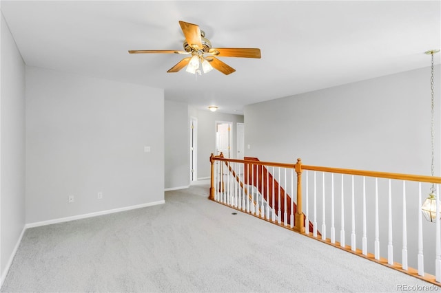 1526 Braewood Ave, Littleton, CO 80129 - carpeted empty room featuring ceiling fan and baseboards