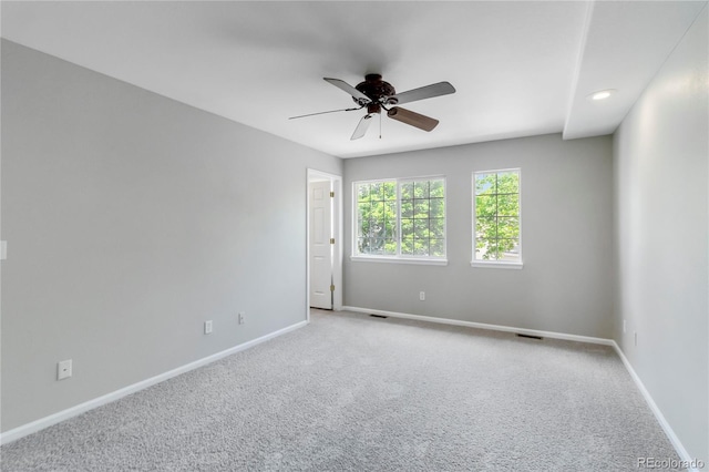 1526 Braewood Ave, Littleton, CO 80129 - unfurnished room featuring baseboards, ceiling fan, and carpet