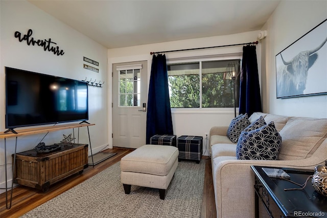 3295 Apres Ski Way Unit B9, Steamboat Springs, CO 80487 - living room with wood finished floors