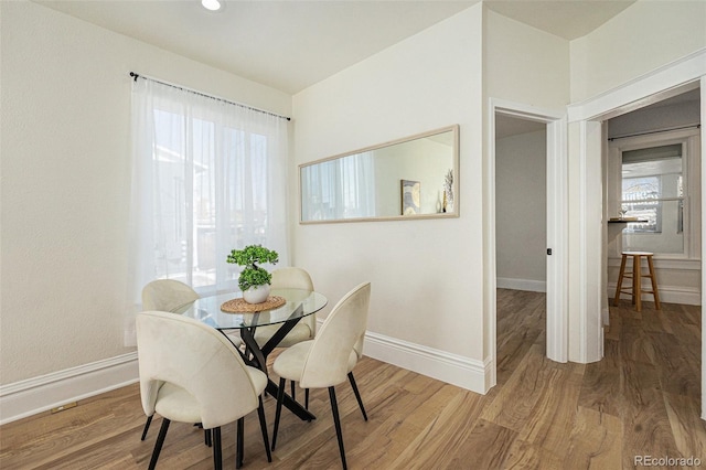 715 W 7th Ave, Denver, CO 80204 - dining area with wood finished floors