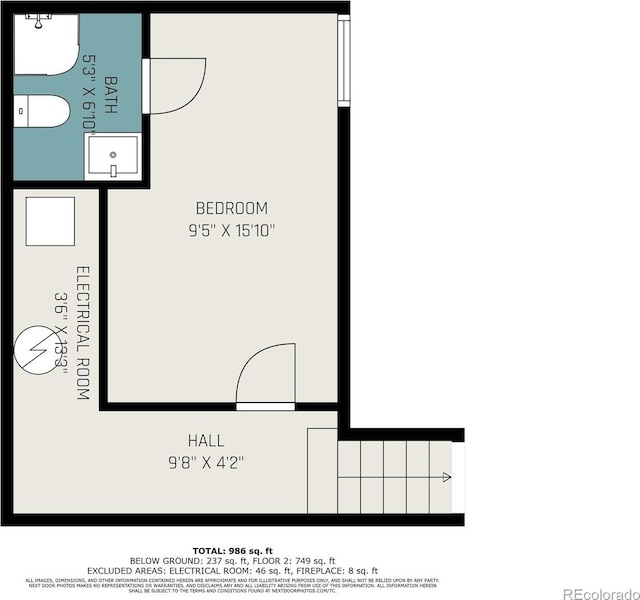 715 W 7th Ave, Denver, CO 80204 - view of home floor plan