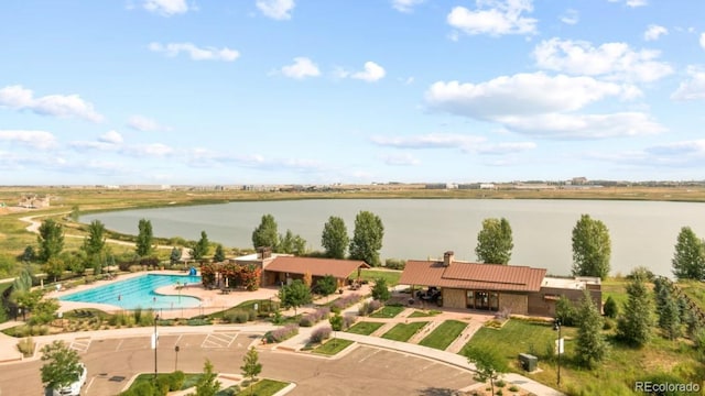 2415 Bluestem Willow Dr, Loveland, CO 80538 - community pool with a water view
