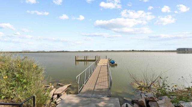 2415 Bluestem Willow Dr, Loveland, CO 80538 - dock with a water view