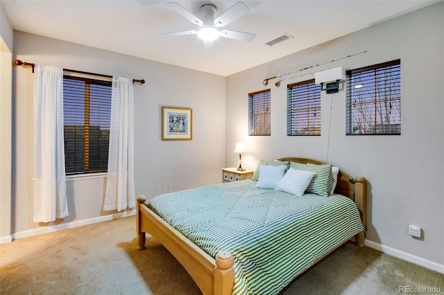 2415 Bluestem Willow Dr, Loveland, CO 80538 - bedroom with carpet floors, baseboards, and a ceiling fan