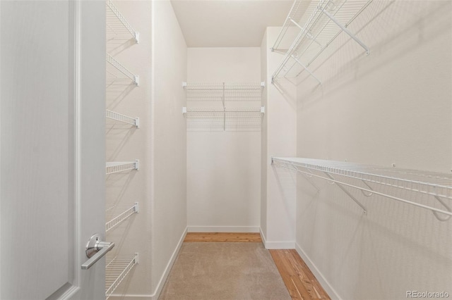 7046 Sand Crest Vw, Colorado Springs, CO 80923 - spacious closet with light wood-style flooring