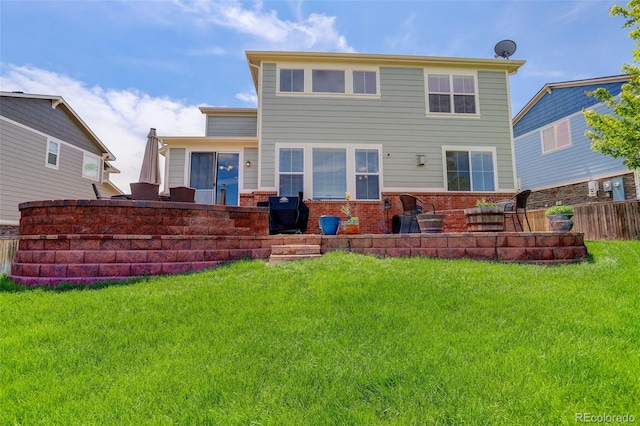 24351 E Alamo Dr, Aurora, CO 80016 - rear view of property featuring brick siding
