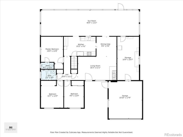 1648 S Locust St, Denver, CO 80224 - view of property floor plan