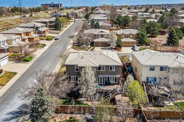 9109 Ironwood Way, Highlands Ranch, CO 80129 - drone / aerial view featuring a residential view