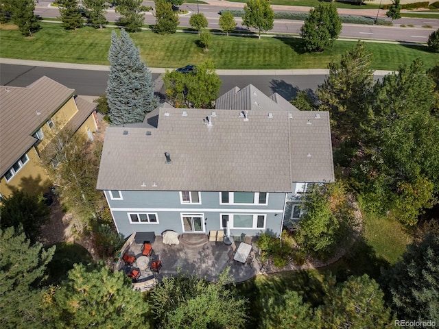 19676 E Pinewood Dr, Aurora, CO 80016 - aerial view of property and surrounding area