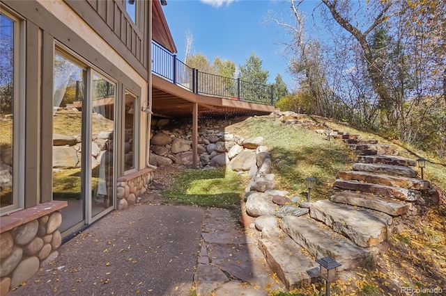 44 Canyon Ct, Eagle, CO 81631 - view of yard featuring a wooden deck