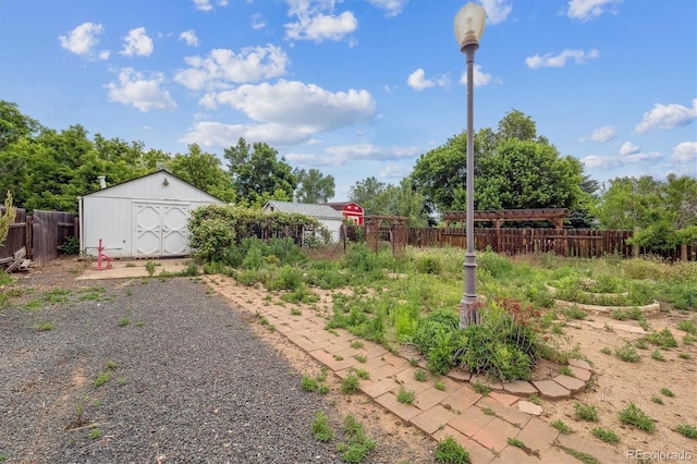 5935 Blanca Ct, Golden, CO 80403 - view of yard featuring a storage unit