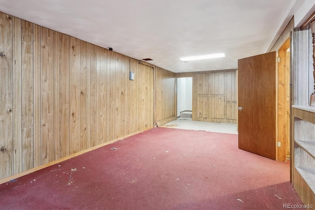 5935 Blanca Ct, Golden, CO 80403 - carpeted empty room with wooden walls