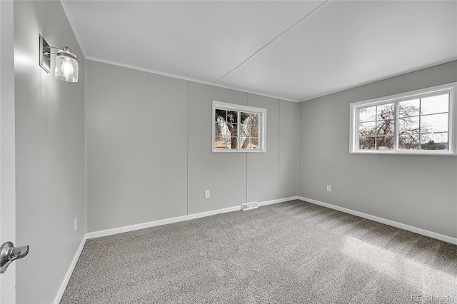 2971 S Sheridan Blvd, Denver, CO 80227 - unfurnished room featuring carpet floors, baseboards, and crown molding