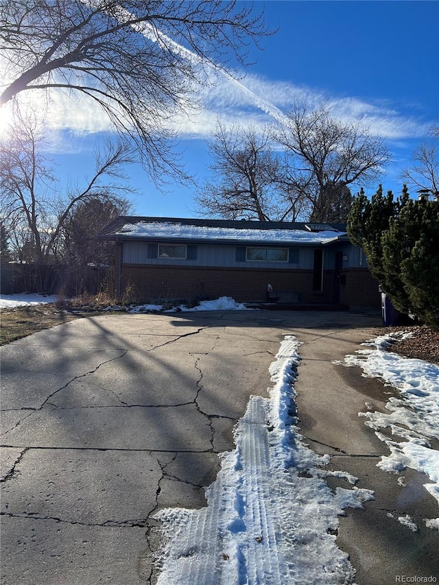 view of front of house