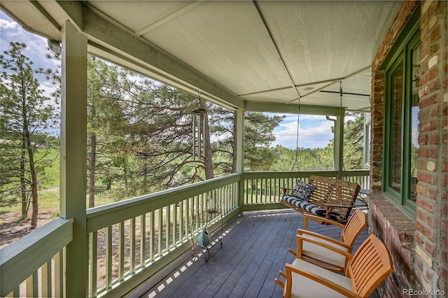 6681 Flintwood Rd, Parker, CO 80138 - view of deck