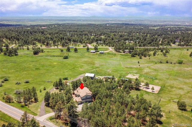6681 Flintwood Rd, Parker, CO 80138 - drone / aerial view of a heavily wooded area