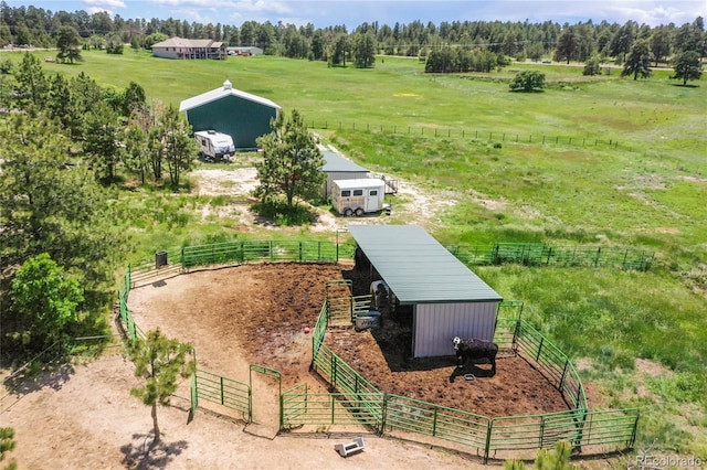 6681 Flintwood Rd, Parker, CO 80138 - aerial view of sparsely populated area featuring a pastoral area and a tree filled landscape