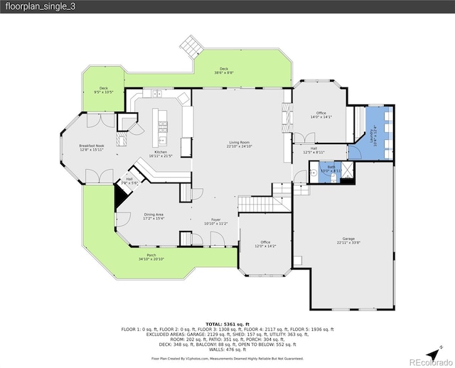 6681 Flintwood Rd, Parker, CO 80138 - view of room layout