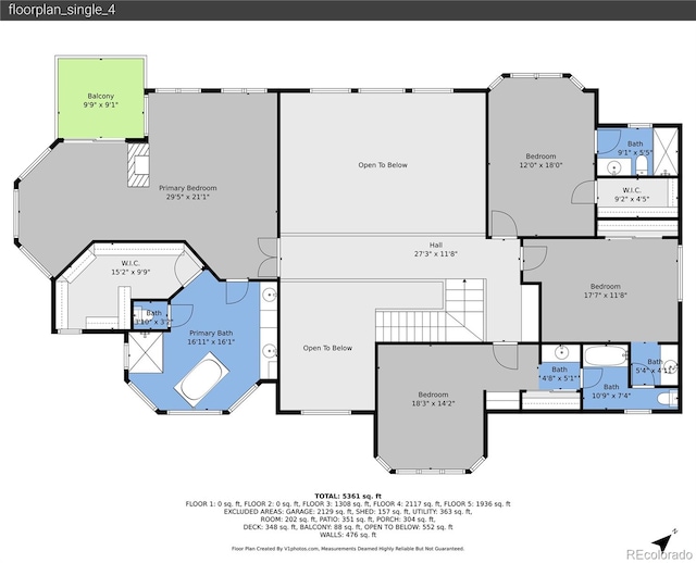 6681 Flintwood Rd, Parker, CO 80138 - view of room layout