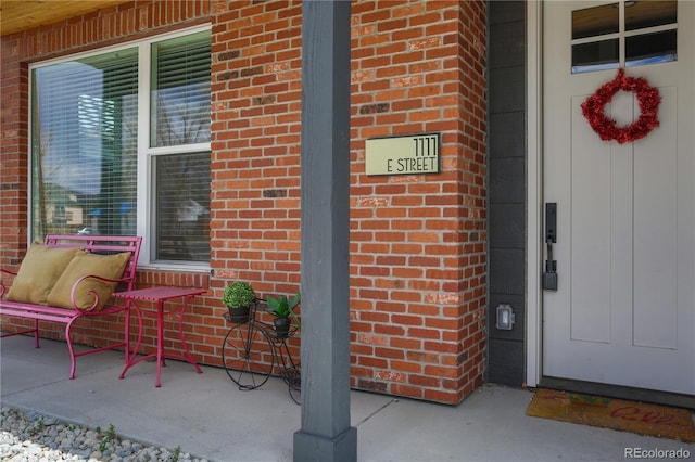 1111 E St, Salida, CO 81201 - view of exterior entry with brick siding