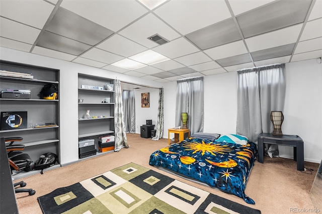 3191 S Holly Pl, Denver, CO 80222 - carpeted bedroom with a paneled ceiling