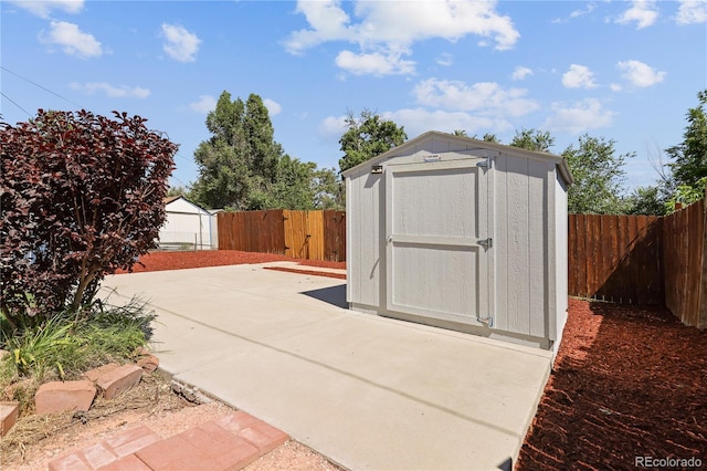 1455 W Alaska Pl, Denver, CO 80223 - view of shed featuring a fenced backyard