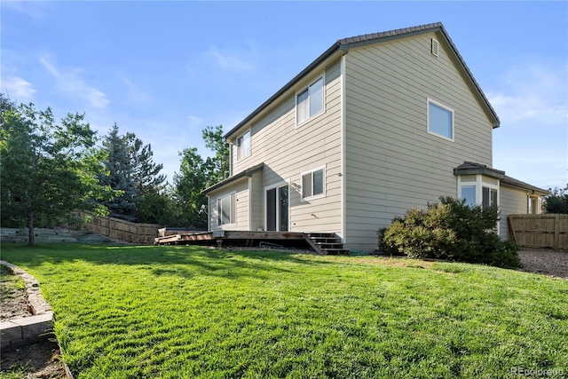 3232 Cimarron Pl, Superior, CO 80027 - back of house with a wooden deck
