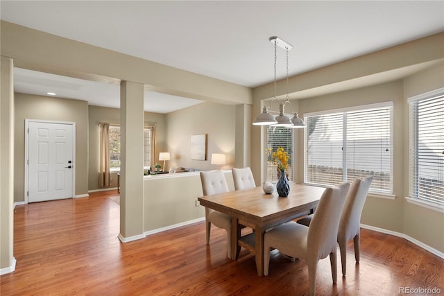 3232 Cimarron Pl, Superior, CO 80027 - dining space featuring light wood-style floors and baseboards