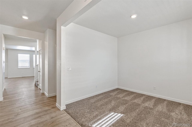 18162 Coppermallow Trl, Parker, CO 80134 - unfurnished room featuring recessed lighting and light wood finished floors