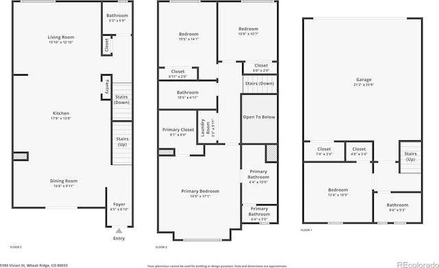 5185 Vivian St, Wheat Ridge, CO 80033 - room layout