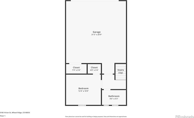 5185 Vivian St, Wheat Ridge, CO 80033 - room layout