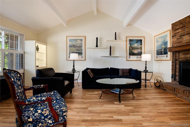 10366 E Ida Ave, Greenwood Village, CO 80111 - living room featuring wood finished floors, a fireplace, and baseboards