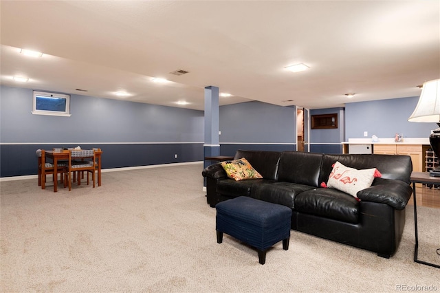 10366 E Ida Ave, Greenwood Village, CO 80111 - carpeted living area with baseboards