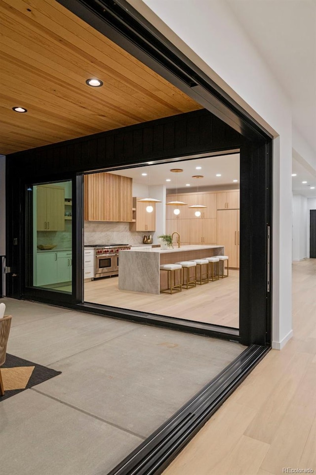 171 S Dexter St, Denver, CO 80246 - view of patio / terrace featuring a bar and area for grilling