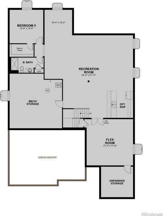 4978 Hickory Oaks St, Castle Rock, CO 80104 - floor plan / room layout