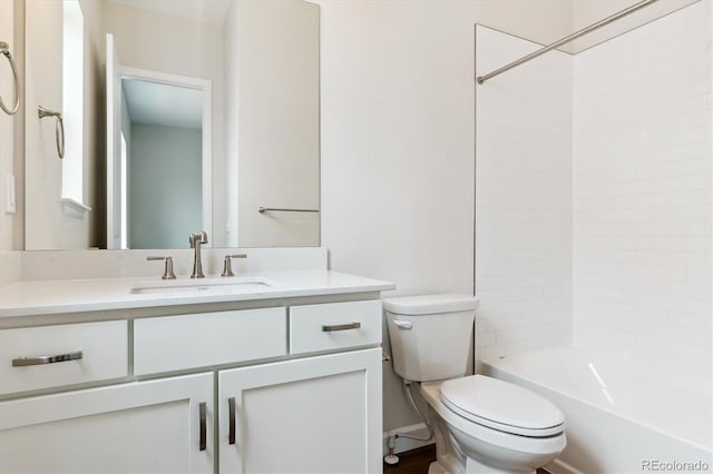 4978 Hickory Oaks St, Castle Rock, CO 80104 - full bath with toilet, vanity, and tub / shower combination