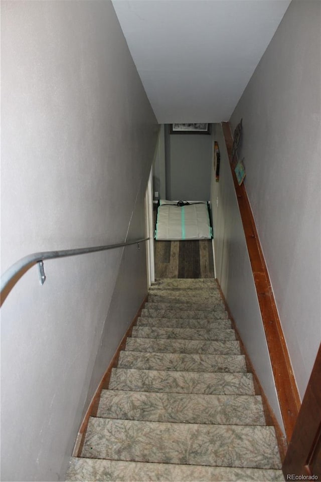 view of staircase