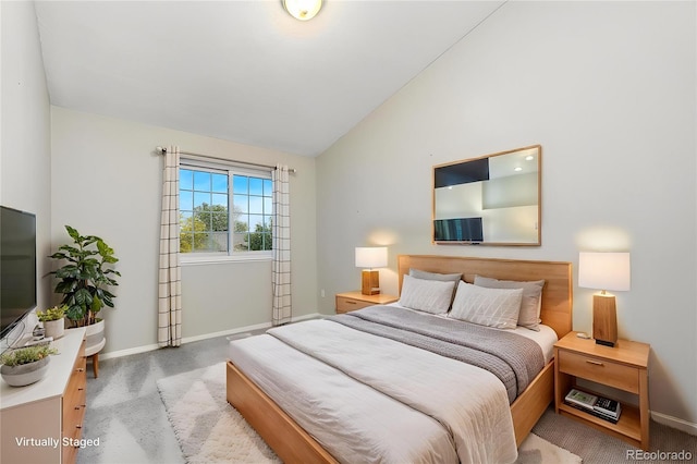 2954 E 101st Ave, Thornton, CO 80229 - carpeted bedroom with baseboards and lofted ceiling