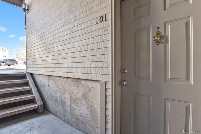 view of entrance to property