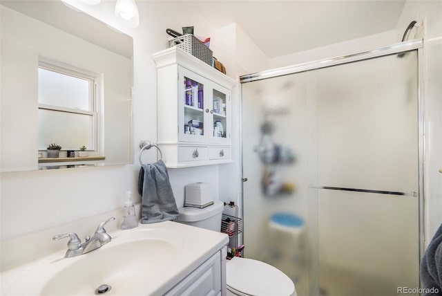 7780 S Kendall Blvd, Littleton, CO 80128 - full bathroom featuring a stall shower and vanity