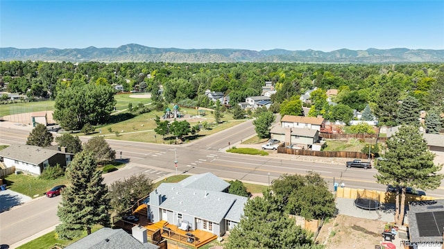 7780 S Kendall Blvd, Littleton, CO 80128 - aerial perspective of suburban area featuring a mountain backdrop