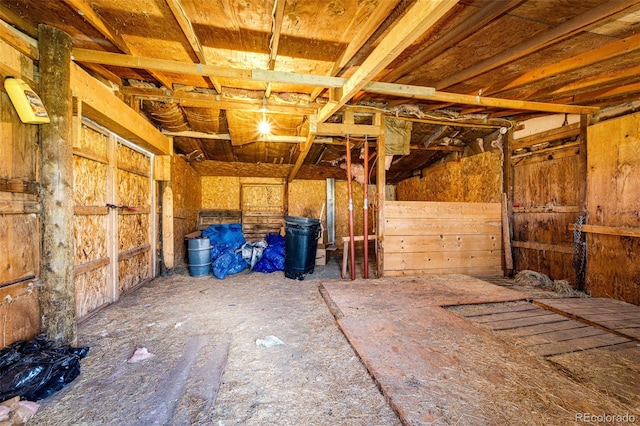 view of stable