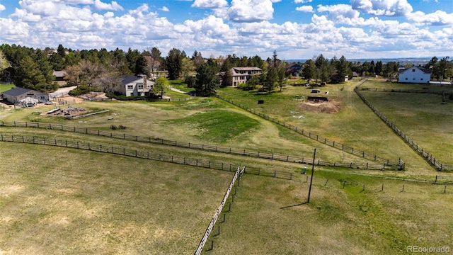 view of rural area with a pastoral area