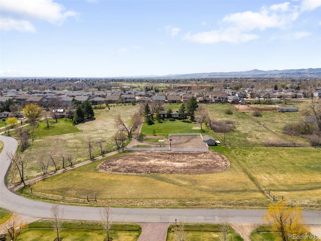 12940 W 75th Ave, Arvada, CO 80005 - aerial view of residential area with mountains