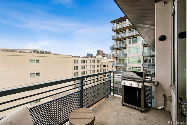 1401 Wewatta St Unit 911, Denver, CO 80202 - balcony featuring area for grilling and a view of city