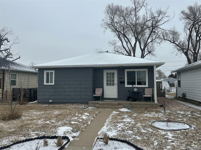 view of bungalow-style house