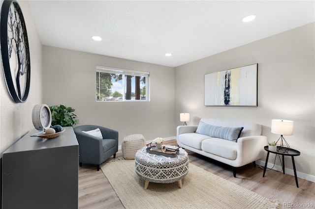 16359 W 10th Ave Unit T1, Golden, CO 80401 - living area with light wood-type flooring, baseboards, and recessed lighting