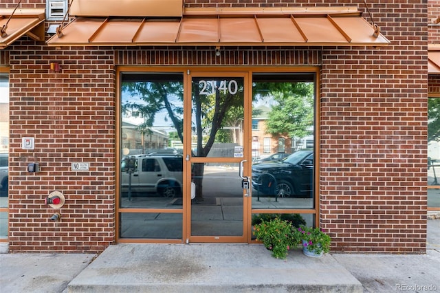 view of entrance to property