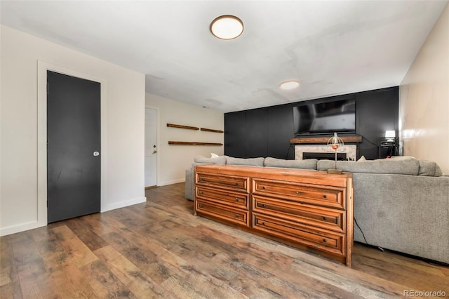 1024 Bromefield Dr, Fountain, CO 80817 - living room featuring wood finished floors